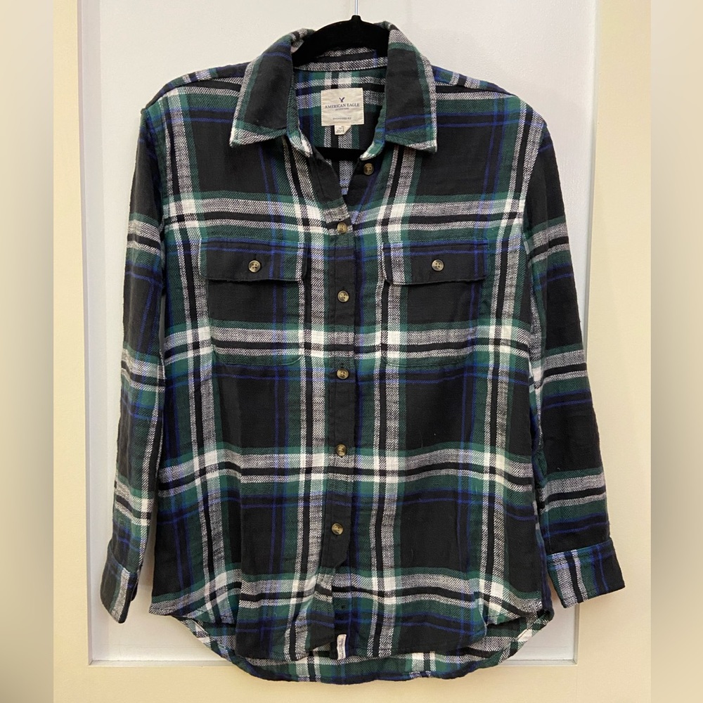 American Eagle Oversized Plaid Flannel